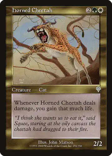 Horned Cheetah - inv Spoiler