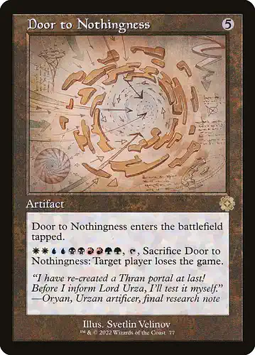 Door to Nothingness - brr Spoiler