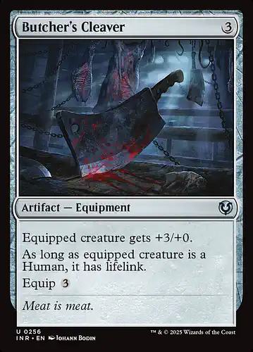 Butcher's Cleaver - inr Spoiler