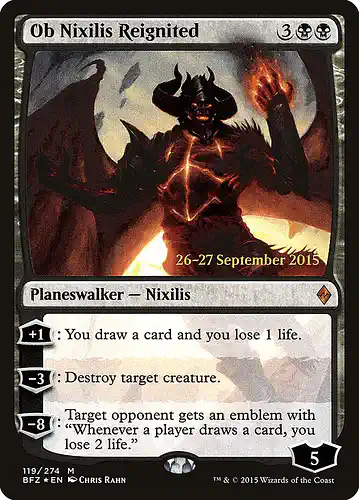 Ob Nixilis Reignited - bfz Spoiler