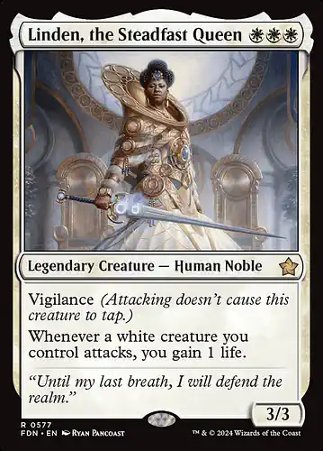 Linden, the Steadfast Queen - fdn Spoiler