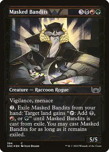 Masked Bandits - snc Spoiler