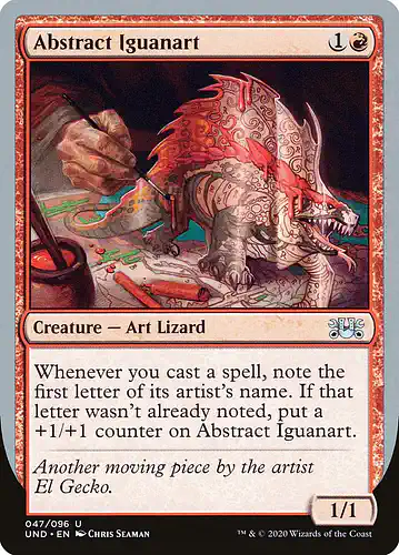 Abstract Iguanart - und Spoiler