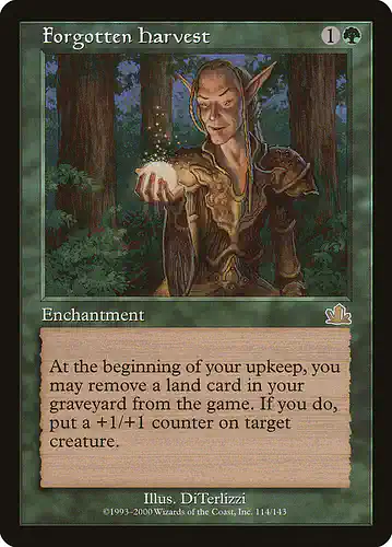Forgotten Harvest - pcy Spoiler