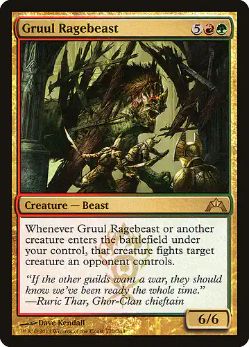 Gruul Ragebeast - gtc Spoiler