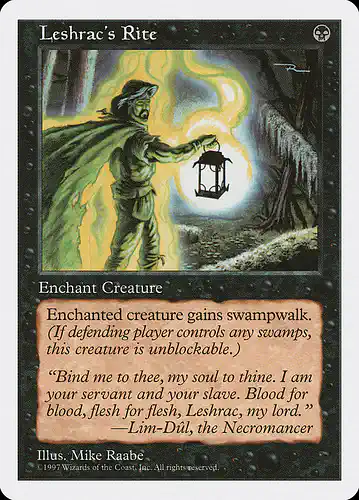 Leshrac's Rite - 5ed Spoiler