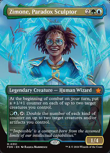 Zimone, Paradox Sculptor - fdn Spoiler