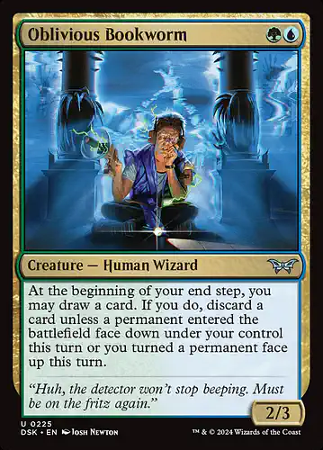 Oblivious Bookworm - dsk Spoiler