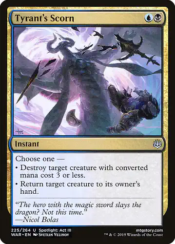Tyrant's Scorn - war Spoiler
