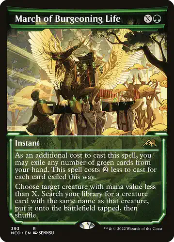 March of Burgeoning Life - neo Spoiler
