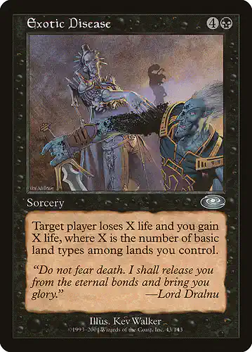 Exotic Disease - pls Spoiler