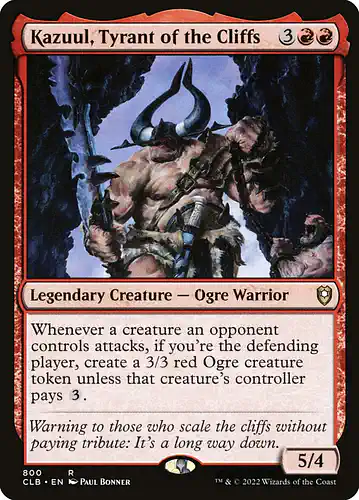 Kazuul, Tyrant of the Cliffs - clb Spoiler