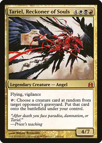 Tariel, Reckoner of Souls - cmd Spoiler