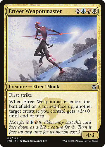 Efreet Weaponmaster - ktk Spoiler