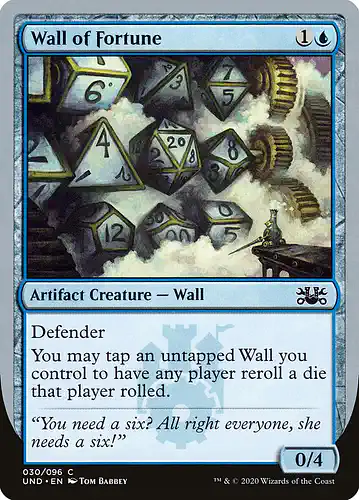 Wall of Fortune - und Spoiler