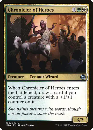 Chronicler of Heroes - ima Spoiler