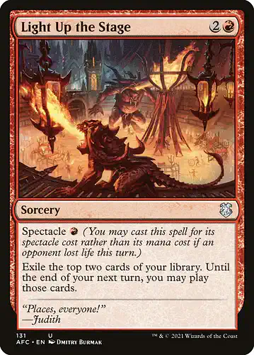 Light Up the Stage - afc Spoiler