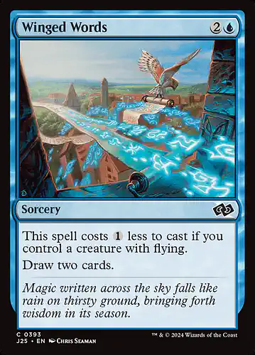 Winged Words - j25 Spoiler