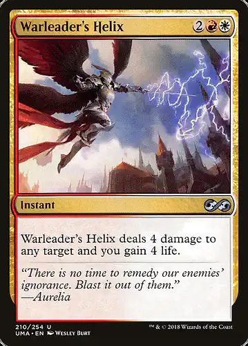 Warleader's Helix - uma Spoiler