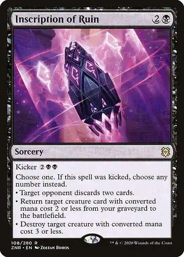 Inscription of Ruin - znr Spoiler