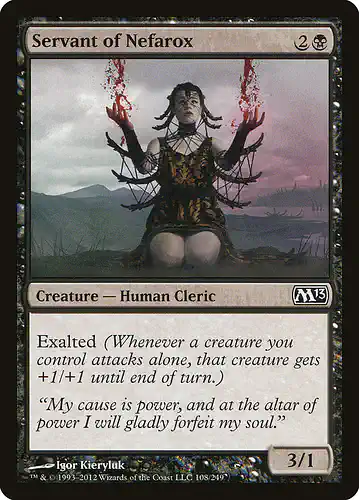 Servant of Nefarox - m13 Spoiler