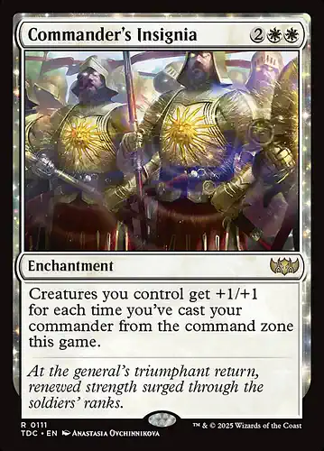Commander's Insignia - tdc Spoiler