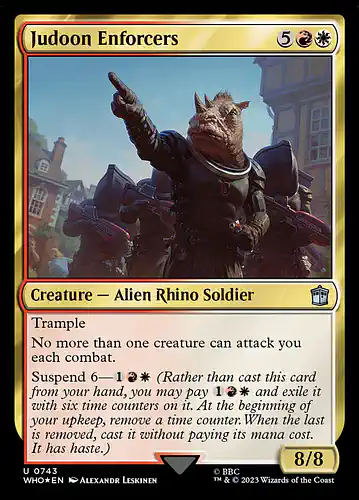 Judoon Enforcers - who Spoiler