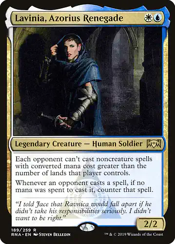 Lavinia, Azorius Renegade - rna Spoiler