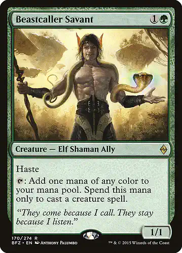 Beastcaller Savant - bfz Spoiler