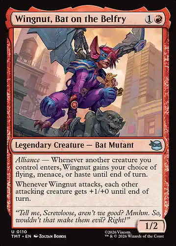 Wingnut, Bat on the Belfry - tmt Spoiler
