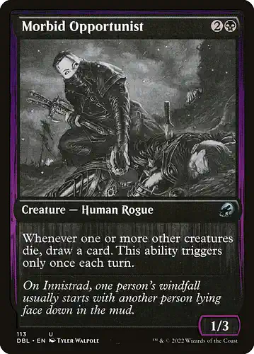 Morbid Opportunist - dbl Spoiler