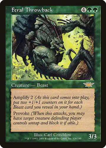 Feral Throwback - lgn Spoiler