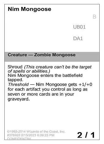 Nim Mongoose - unk Spoiler