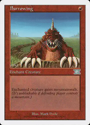 Burrowing - 6ed Spoiler