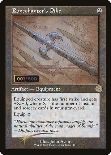 Runechanter's Pike - brr Spoiler