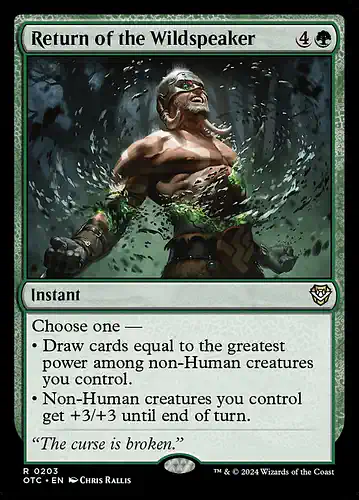 Return of the Wildspeaker - otc Spoiler