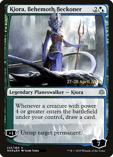 Kiora, Behemoth Beckoner - war Spoiler