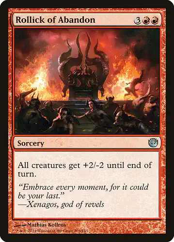 Rollick of Abandon - jou Spoiler