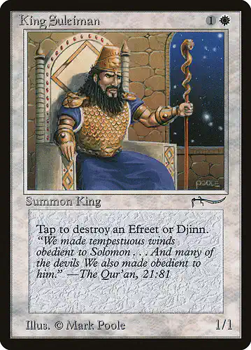 King Suleiman - arn Spoiler