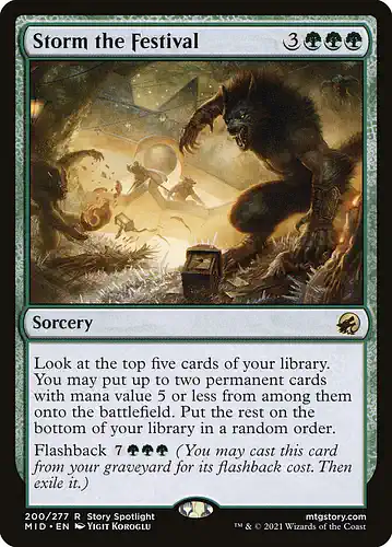 Storm the Festival - mid Spoiler