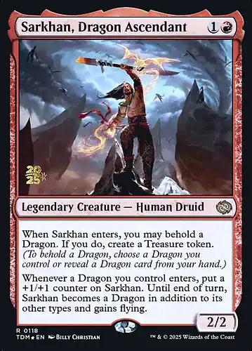 Sarkhan, Dragon Ascendant - tdm Spoiler
