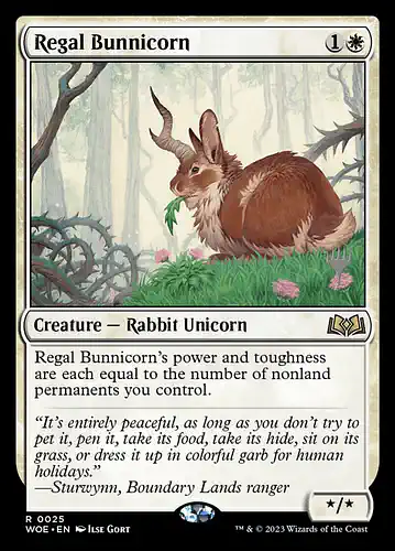 Regal Bunnicorn - woe Spoiler