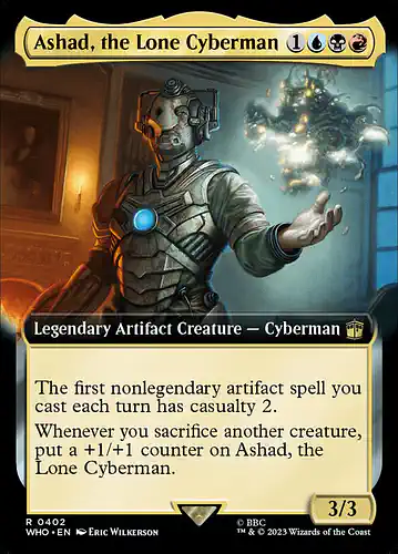 Ashad, the Lone Cyberman - who Spoiler