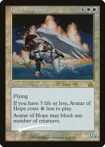 Avatar of Hope - pcy Spoiler