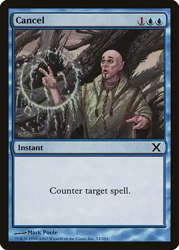 Cancel - 10e Spoiler