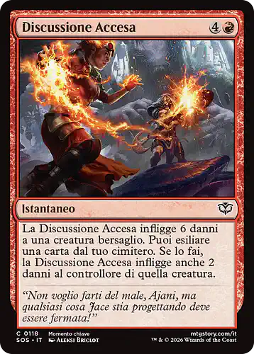 Heated Argument - sos Spoiler