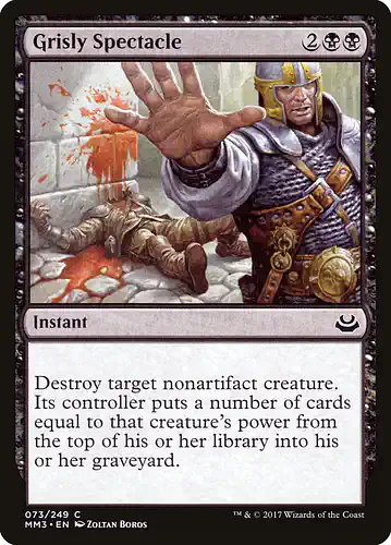 Grisly Spectacle - mm3 Spoiler