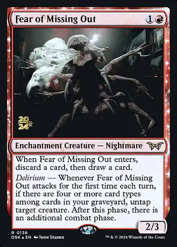 Fear of Missing Out - dsk Spoiler