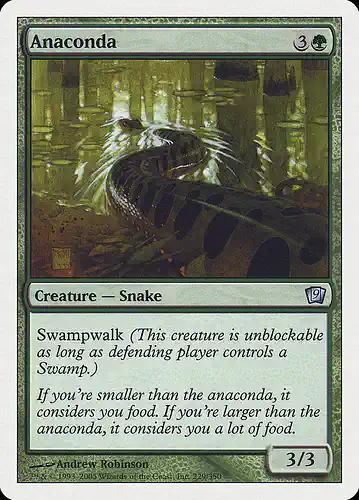 Anaconda - 9ed Spoiler
