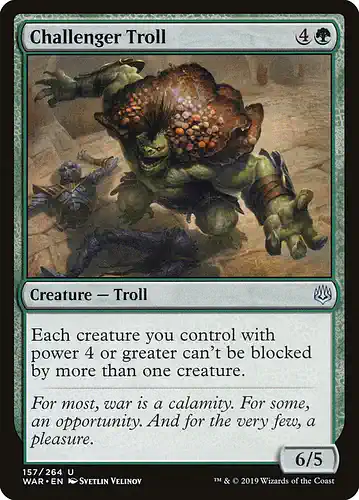 Challenger Troll - war Spoiler